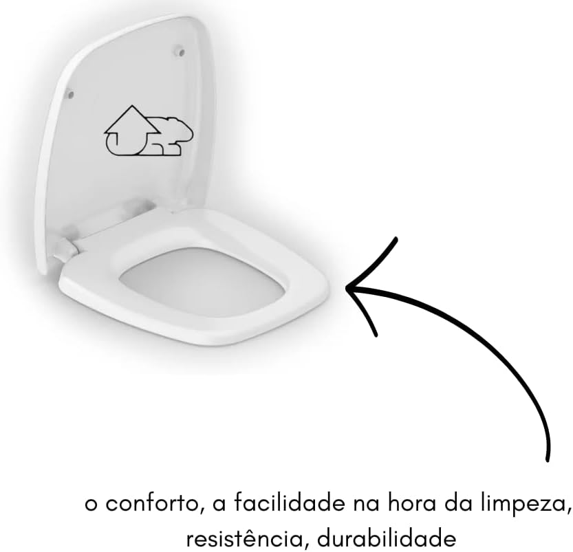 Assento Sanitário Celite Fit Plus Polipropileno Soft Close - Imagem 3
