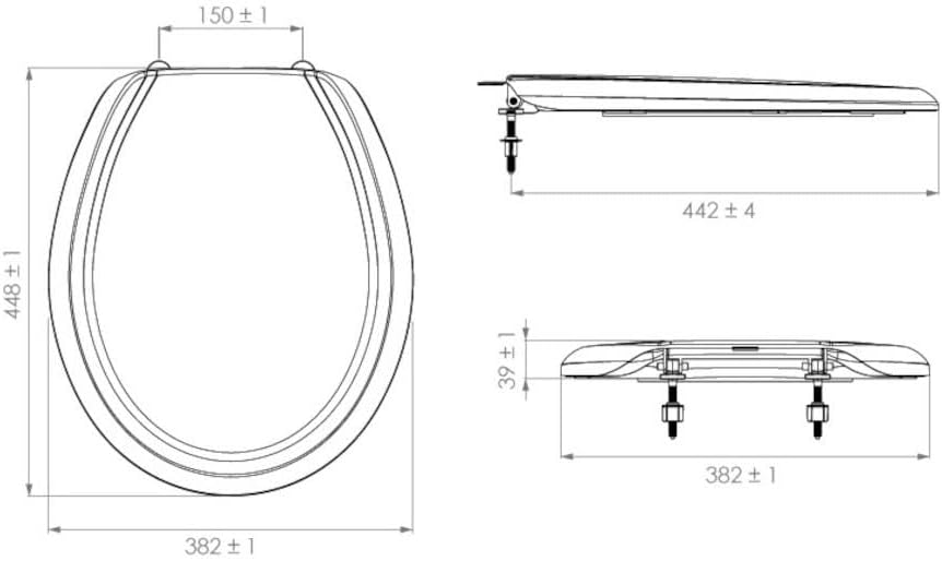 Assento Sanitário Lorenzetti Duratti Branco Oval Universal - Imagem 2