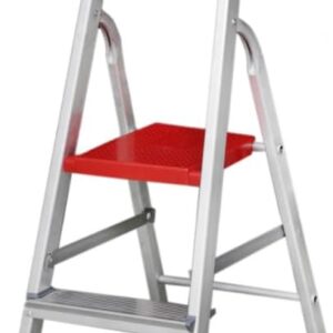 Escada de Alumínio DETQOK 2 Degraus Dobrável Doméstica Segura