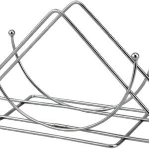 Porta Guardanapos Inox Triangular para Mesa de Cozinha Elegante