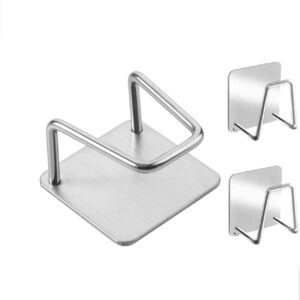 Suporte de Esponja BTkviseQat Aço Inox para Pia de Cozinha 2 Un