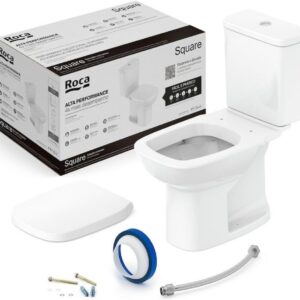 Vaso Sanitário Roca Square com Caixa Acoplada e Assento Soft