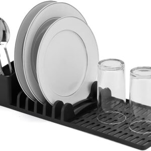 Escorredor de Louça Dasplast Slim Preto para Secagem Eficiente