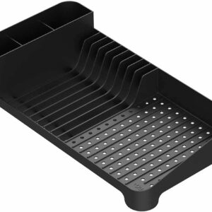Escorredor de Louças OU Trium Compact Preto para Cozinha