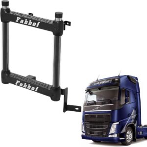 Escada Fabbof para Volvo FH 2 Degraus em Preto Resistente