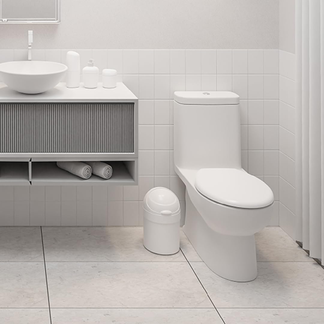 Assento Sanitário Astra Almofadado Branco Confortável e Macio - Imagem 7
