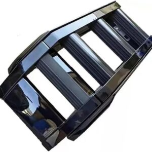 Escada Lateral July Auto Parts Defender 110 Dobrável Preto