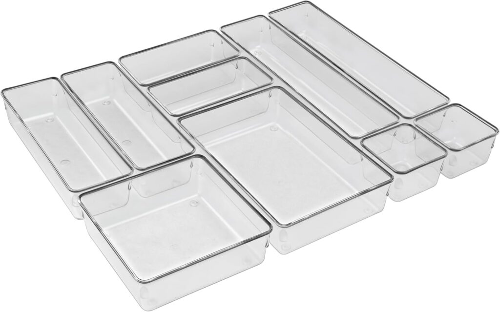Organizador Modular Acrimet Kit com 10 Potes para Gavetas