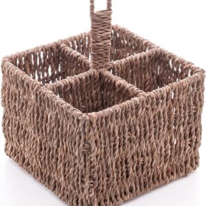 Porta Talheres Wolff Sisal Organizador de Cozinha 15x20cm