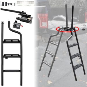 Escada Dobrável KEWISAUTO para Caminhonete com Corrimão